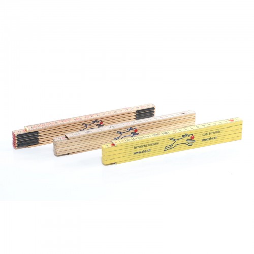 Gliedermeter Holz «Rieffel» (10 Stück)